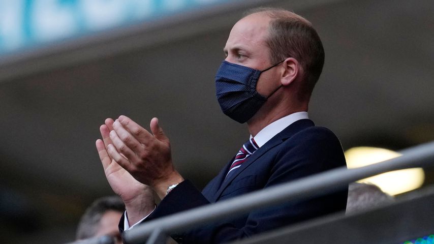 Fußball-EM: Hier feuert Prinz William das englische Team an