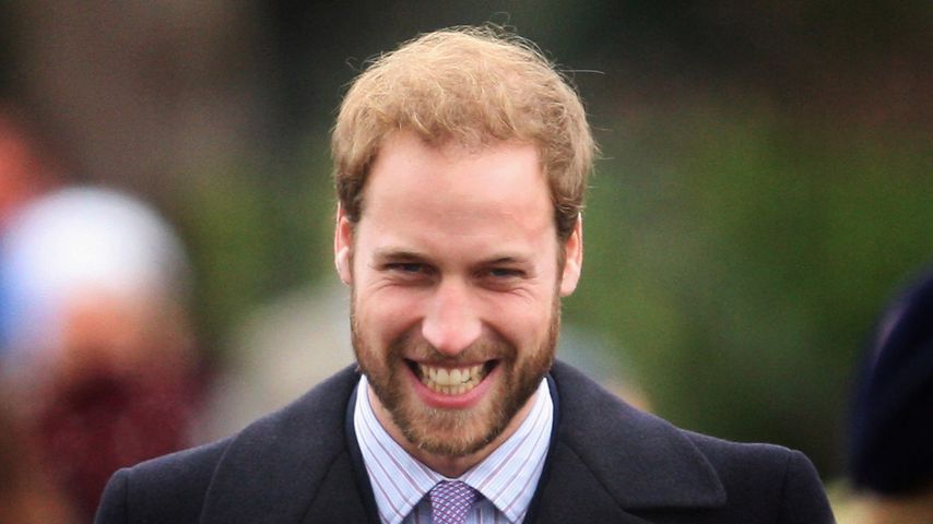 Prinz William bei der Weihnachtsmesse in Sandringham, Dezember 2008