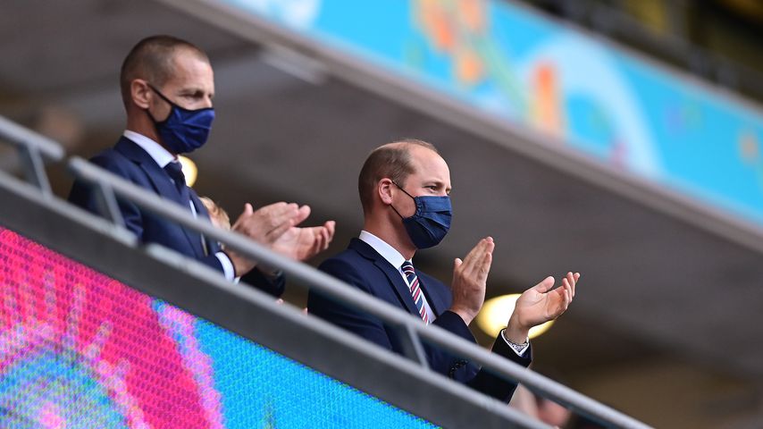 Prinz William beim EM-Spiel gegen Tschechien