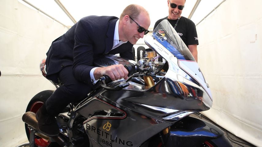 Prinz William gesteht geheime Biker-Trips in Verkleidung