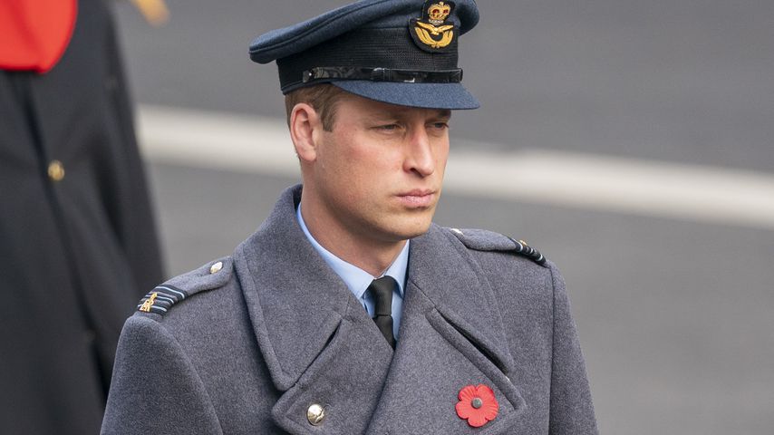 Prinz William am Remembrance Day in London im November 2020