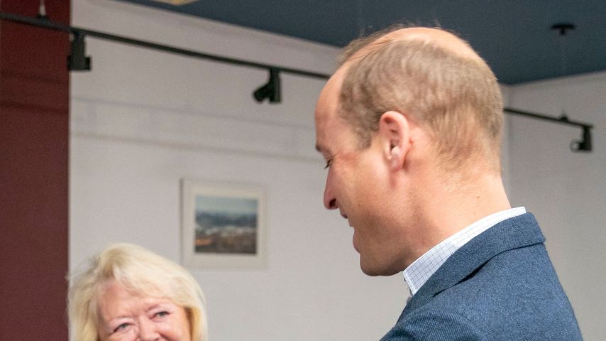 Prinz William beim Fußballclub  Edinburgh, Mai 2022