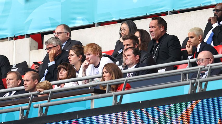 Prinz William, Herzogin Kate, Ed Sheeran und die Beckham-Familie bei der Fußball-EM 2020