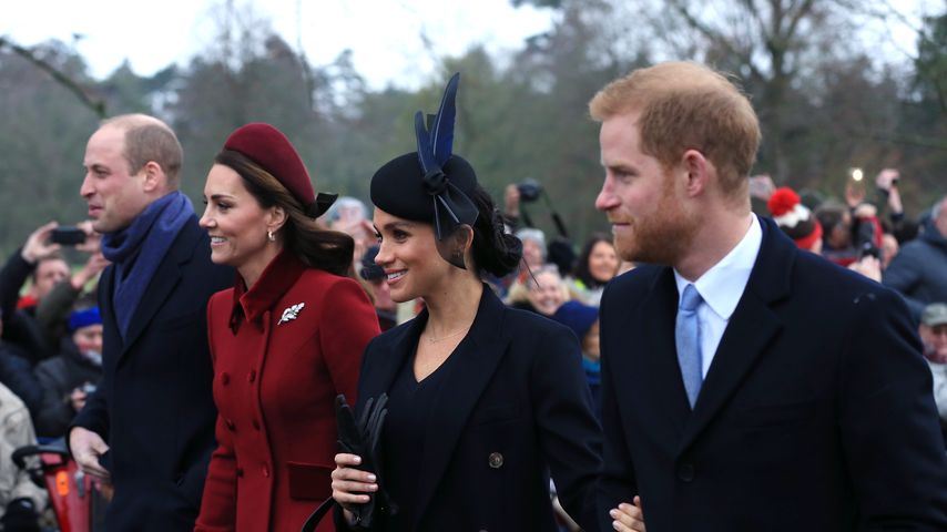 Prinz William, Herzogin Kate, Herzogin Meghan und Prinz Harry, Dezember 2018