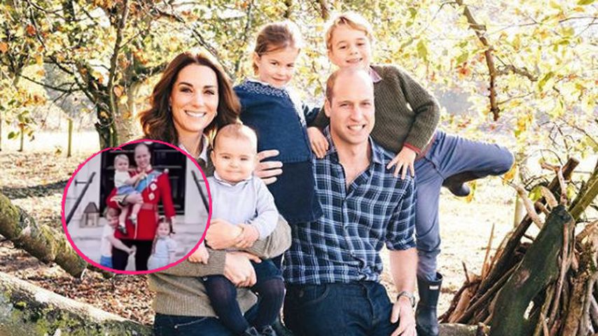 William und Kate teilen bisher unbekanntes Foto ihrer Kids