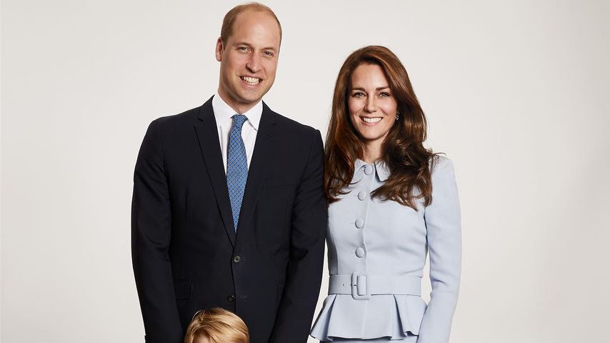 Prinz William, Herzogin Kate, Prinz George und Prinzessin Charlotte an Weihnachten 2017