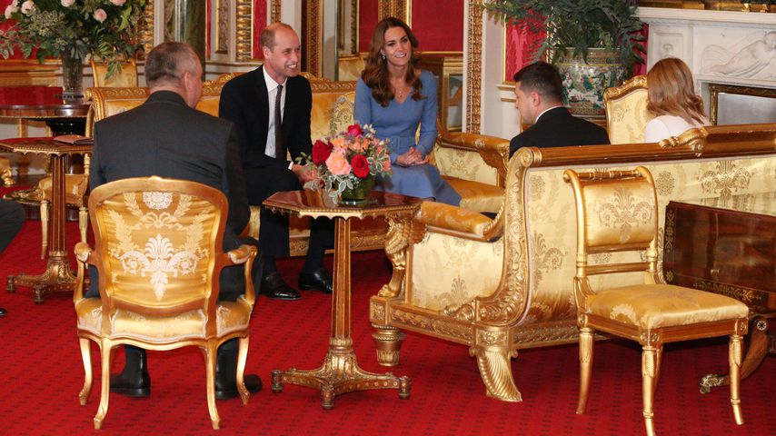 Prinz William, Herzogin Kate, Wolodymyr und Olena Selenskyj