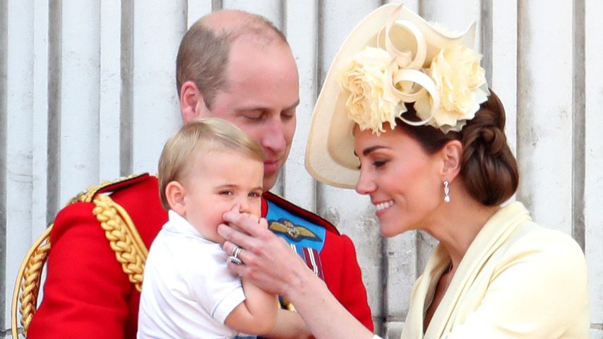 Prinz William, Herzogin Kate, Prinz Louis, Prinz George und Prinzessin Charlotte