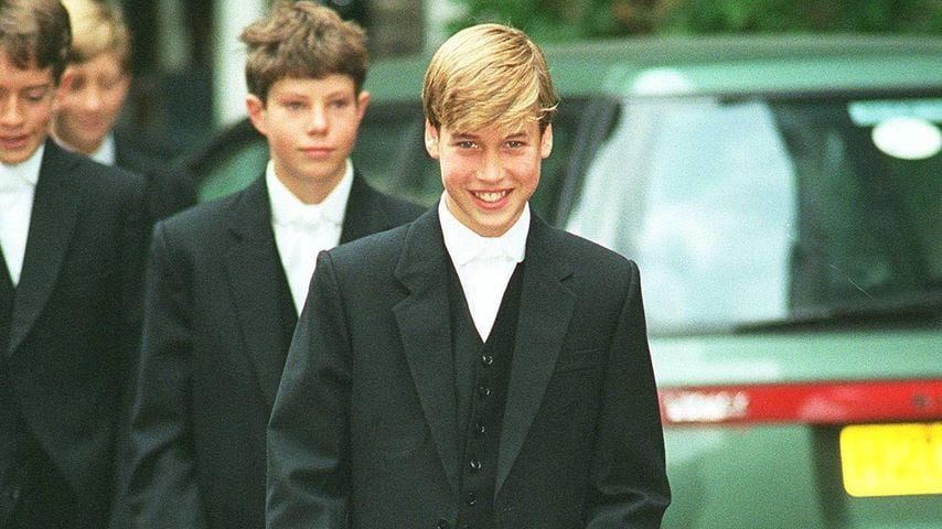 Prinz William am ersten Schultag am Eton College, 07.09.1995