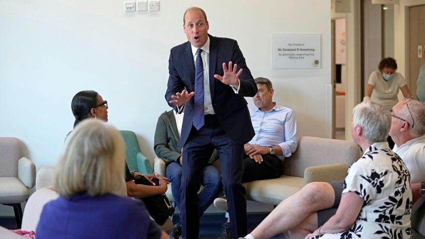 Prinz William bei Eröffnung des Oak Cancer Centre's im Juni 2023