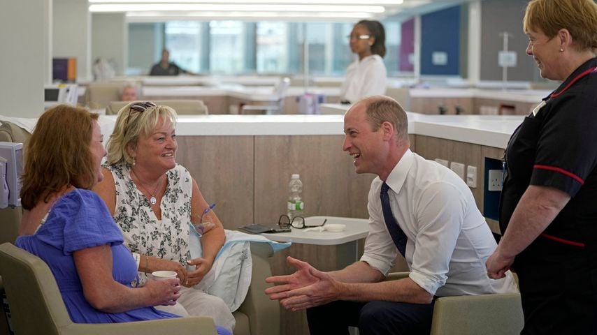 Prinz William bei Eröffnung des Oak Cancer Centre's im Juni 2023