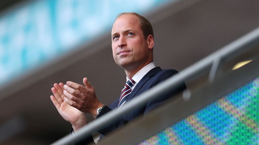 EM-Spiel gegen Dänemark: Prinz William wieder im Stadion