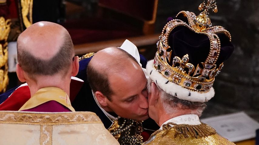 Prinz William und König Charles III. im Mai 2023