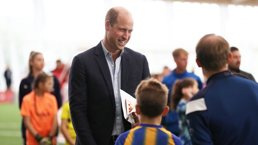 Begeisterter Sportfan: Prinz William besucht Fußball-Park!
