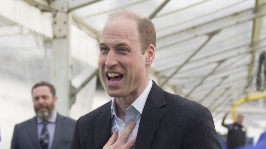 Prinz William im Londoner Oval Cricket-Stadion