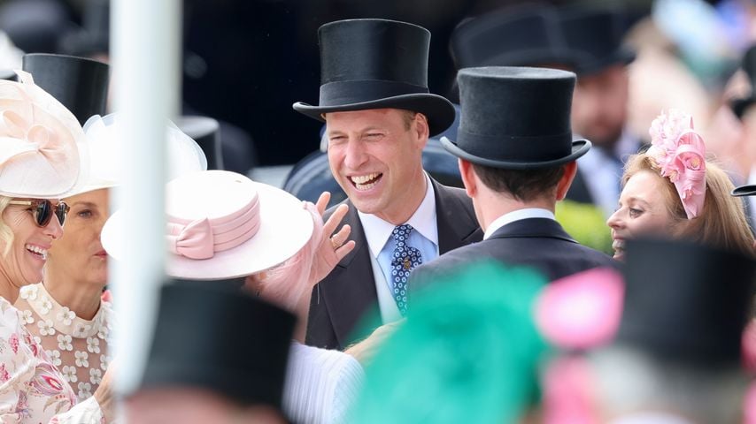 Royal Ascot Tag zwei: Prinz William strahlt, Charles fehlt