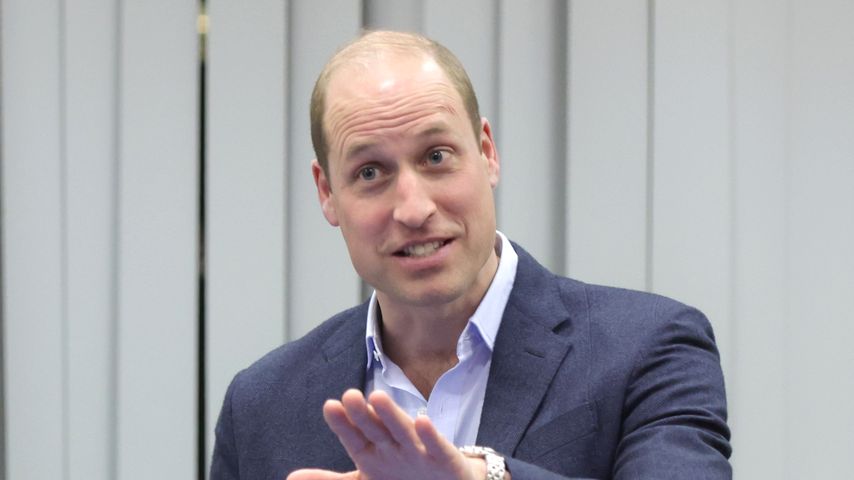 Prinz William im Unterbringungszentrum in Polen