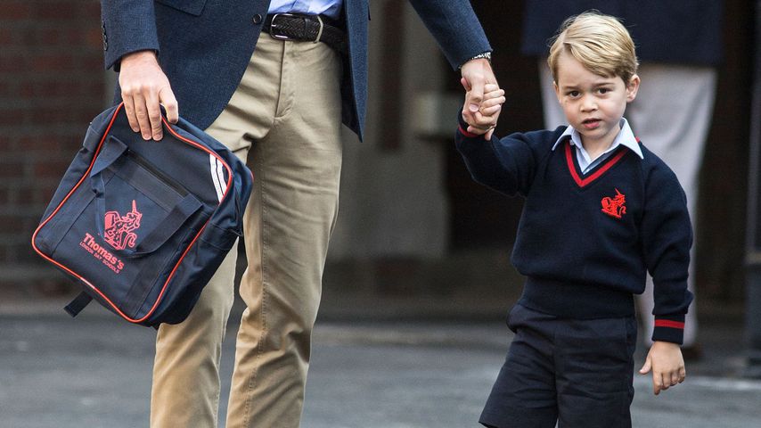 Prinz William mit Prinz George