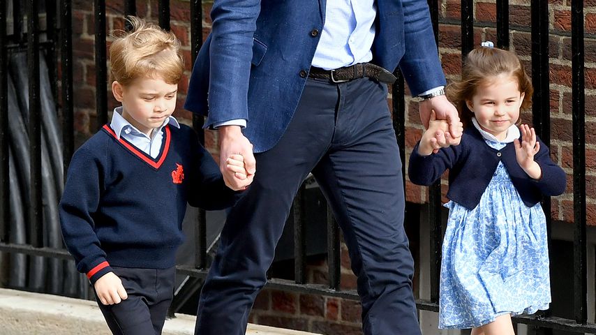 Prinz William mit Prinz George und Prinzessin Charlotte