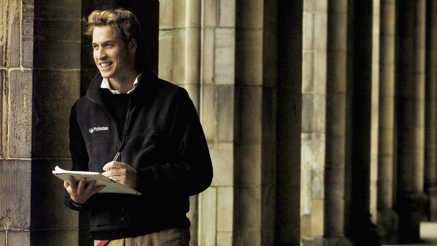 Prinz William als Student an der St. Andrews Universität 2004