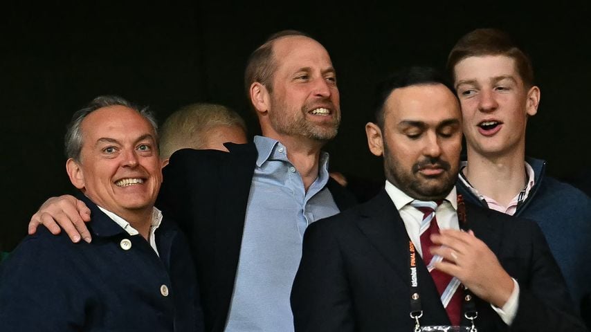 Prinz William besucht das Europa-League-Finale zwischen SC Freiburg und Aston Villa in Istanbul