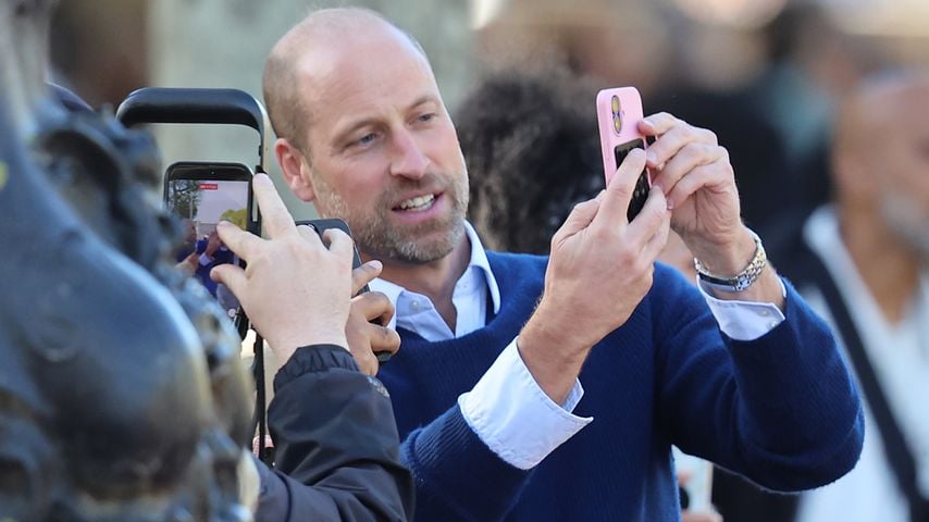 Prinz William posiert bei Earthshots "Cricket On The Mall" in London