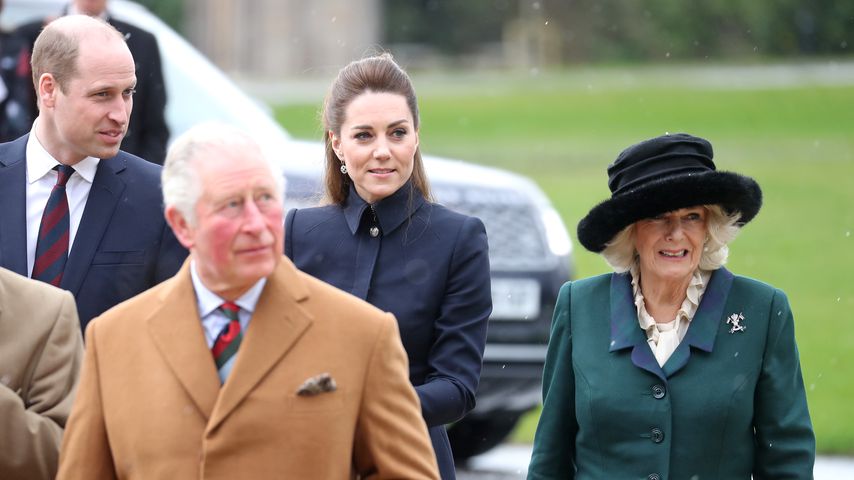 Prinz William, Prinz Charles, Herzogin Kate und Herzogin Camilla in Loughborough