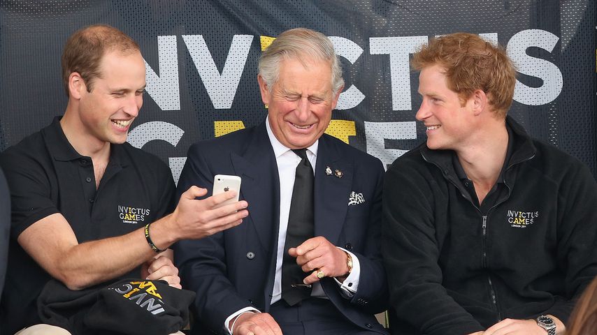 Prinz William, Prinz Charles und Prinz Harry bei den Invictus Games 2014 in London