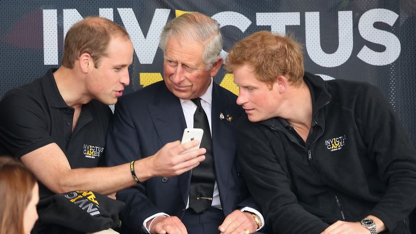Prinz William, Prinz Charles und Prinz Harry bei den Invictus Games 2011