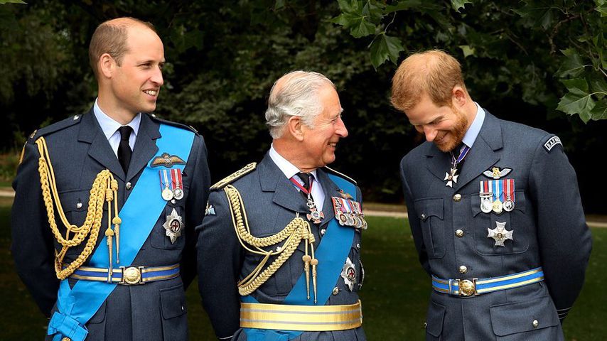 Prinz William, Prinz Charles und Prinz Harry