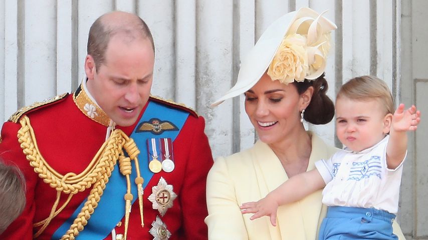 Prinz William, Prinz George, Prinzessin Charlotte, Herzogin Kate und Prinz Louis in London 2019