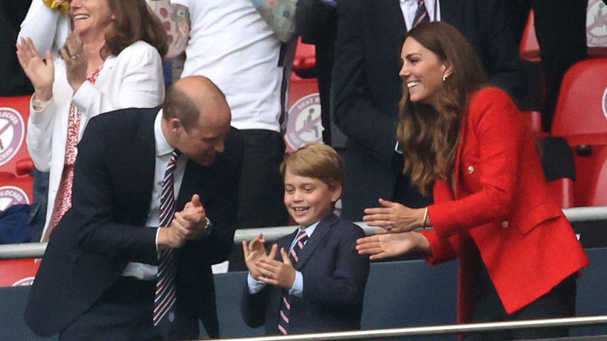 EM-Fotos: So schelmisch grinste Prinz George nach DFB-Aus!