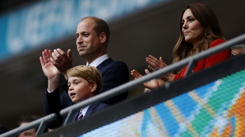 Prinz William, Prinz George und Herzogin Kate, Juni 2021