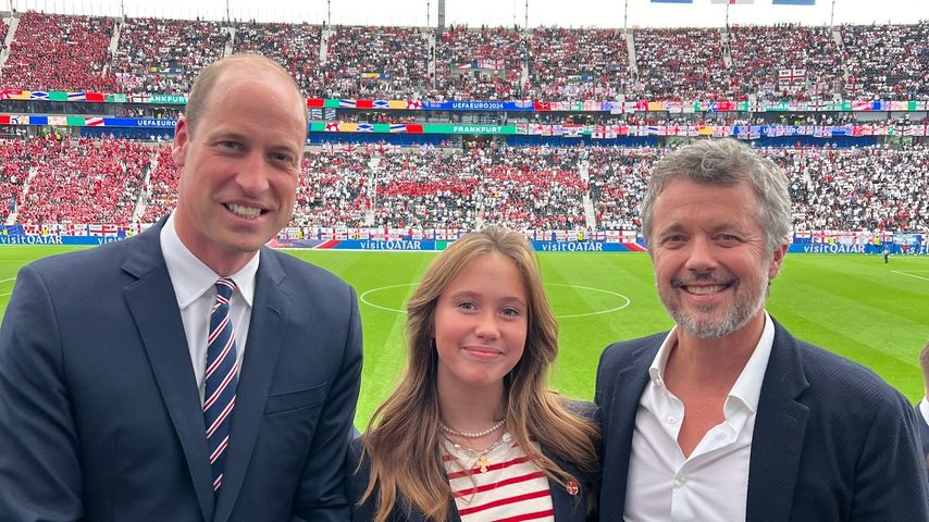 EM-Rivalen: Prinz William besucht mit dänischen Royals Spiel