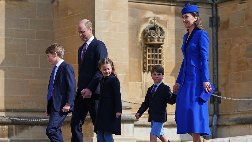 Prinz William, Prinzessin Kate und ihre drei Kinder George, Charlotte und Louis, 2023