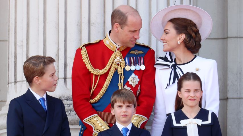 Prinz William und Prinzessin Kate mit ihren Kindern, Juni 2024