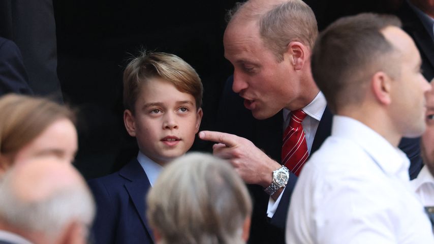 Prinz William und sein Sohn Prinz George