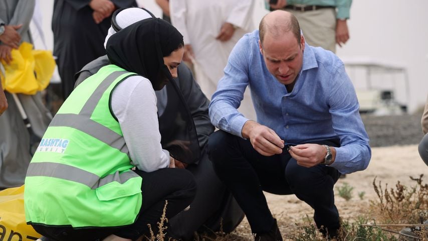 Prinz William in Kuwait im November 2019