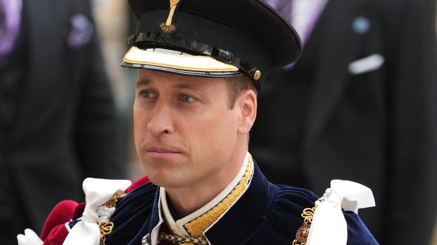 Prinz William bei der Krönung von König Charles III.