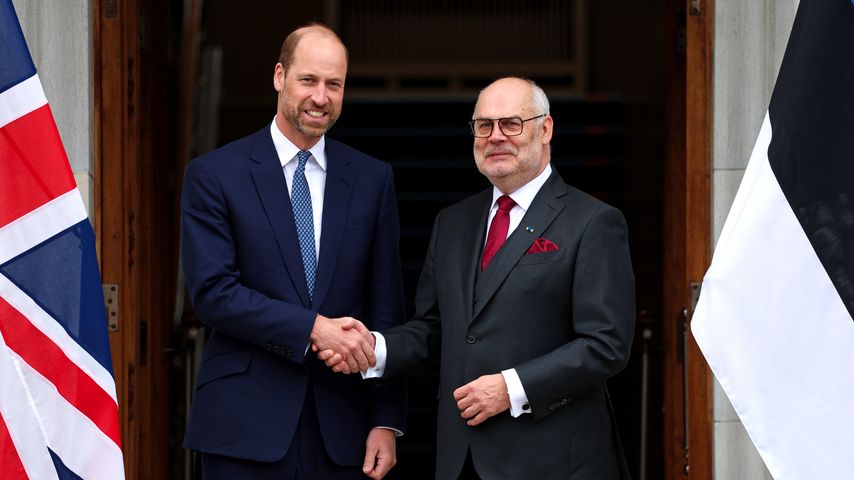 Prinz William mit dem estnischen Präsidenten Alar Karis, März 2025