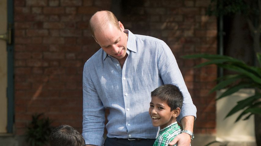 Prinz William in einem SOS-Kinderdorf in Lahore