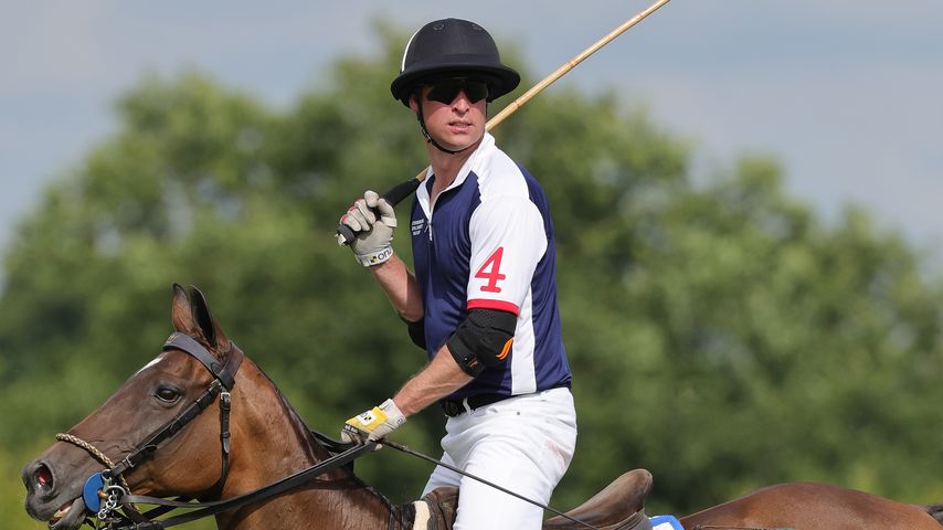 Prinz William im Juli 2022 beim Royal Charity Polo Cup