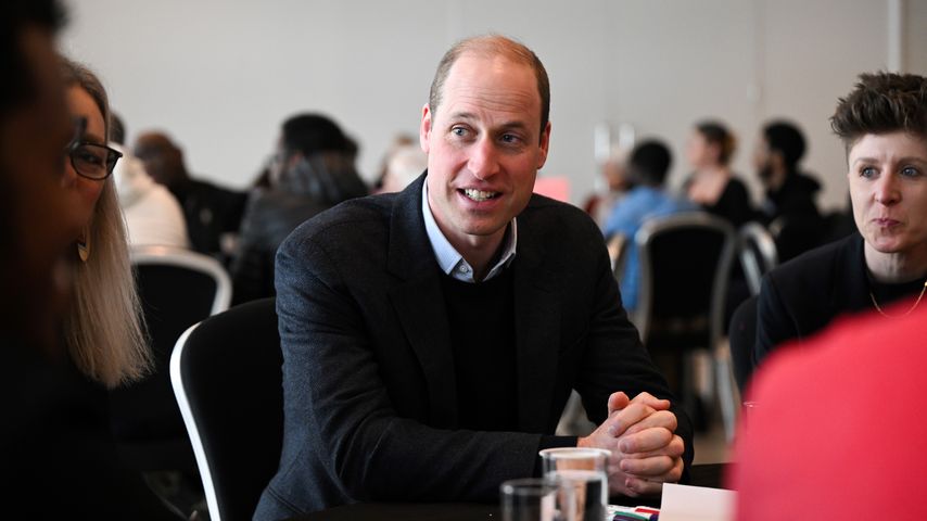 Ohne Kate: Prinz William ist bei Charity-Event bester Laune