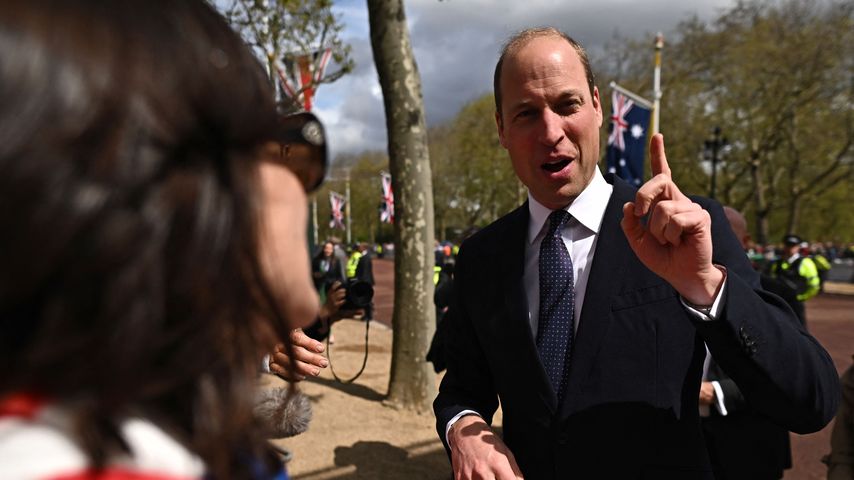 Prinz William ein Tag vor König Charles' Krönung