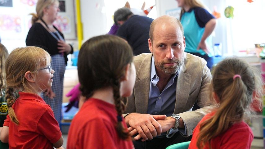 Prinz William besucht die Ysgol Gymraeg Llundain