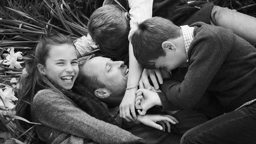 Prinz William mit seinen Kindern Charlotte, Louis und George, 2025