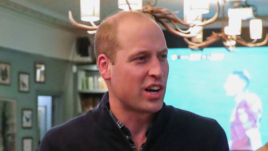 Prinz William in einem Londoner Pub, Oktober 2019