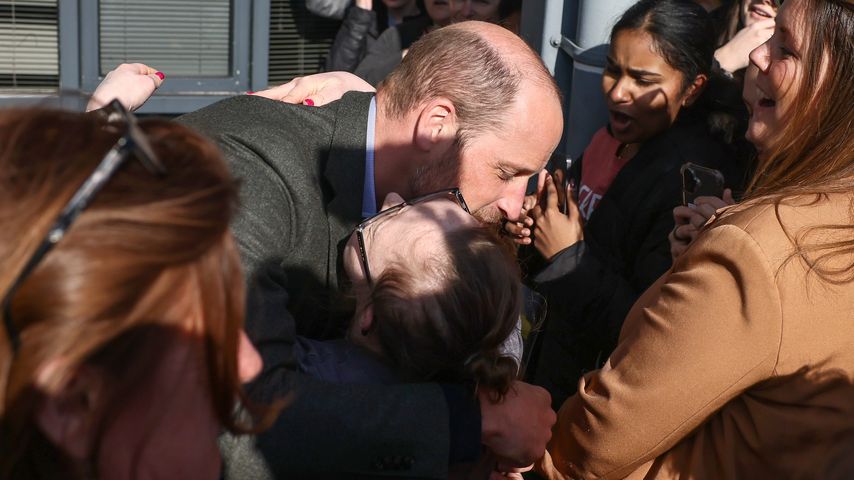 Prinz William im Februar 2025 bei einem Besuch des Bournemouth and Poole College in Dorset