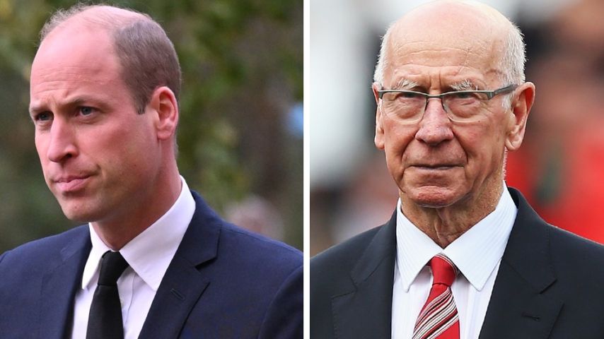 Prinz William wirkte auf Bobby Charltons Beisetzung bedrückt