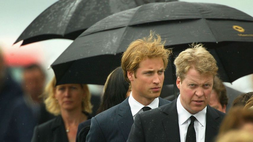 Prinz William und Charles Spencer im Jahr 2004 in Schottland